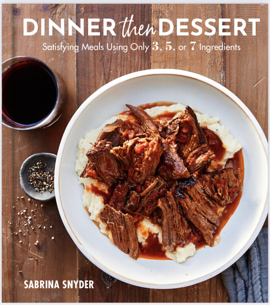 Dinner then Dessert Cookbook Cover